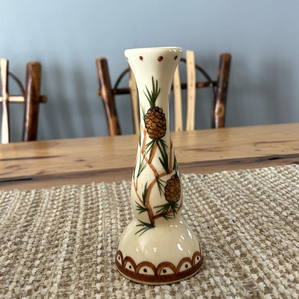 Vintage Lefton Pine Cone Vase• Lefton China